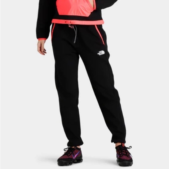 NWT The North Face TNF Tech Pants Black with Bright Coral Trim New Size XXL - Picture 5 of 14